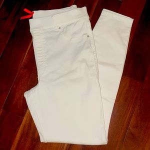 Spanx White Ankle Skinny Jeans Tall